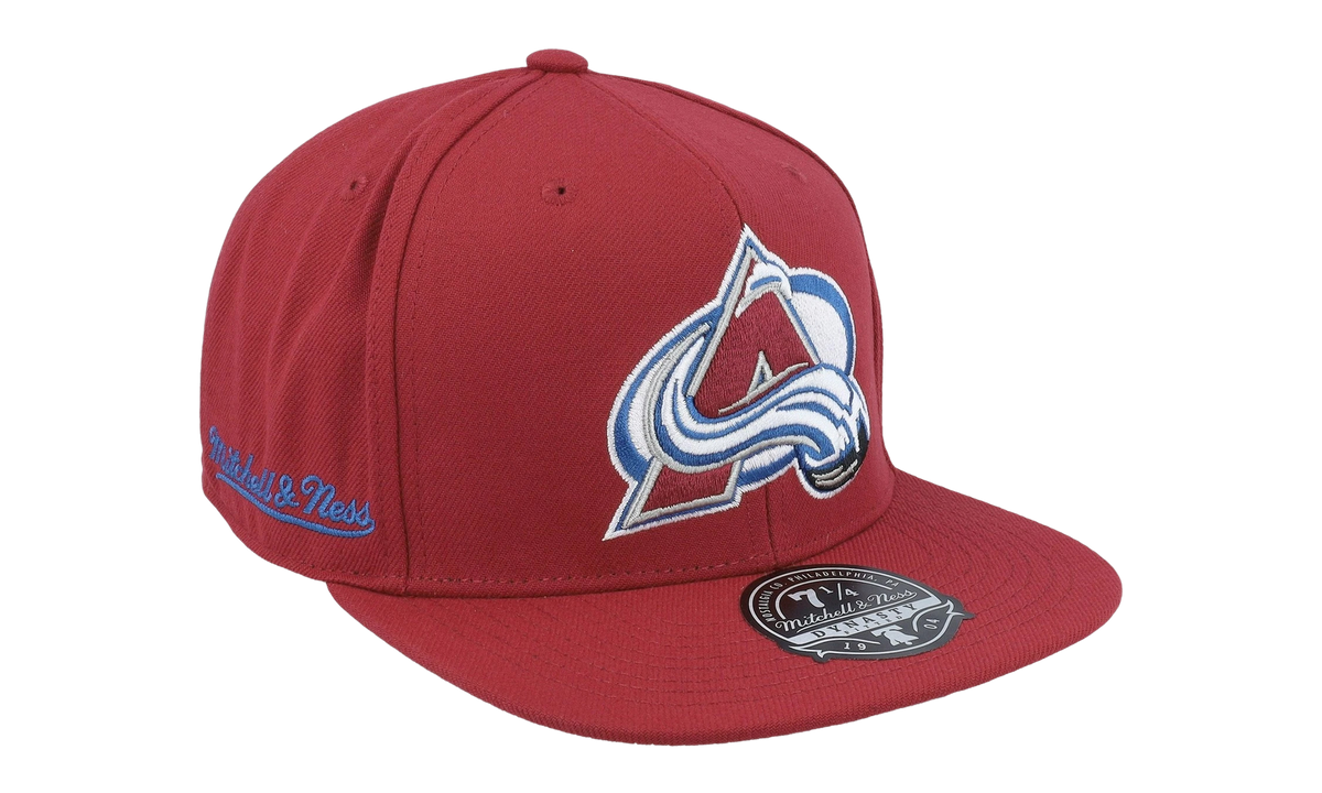 NHL Side Patch Fitted Cap "Colorado Avalanche - Burgundy" 6HSFLR22464 CAVBRGY