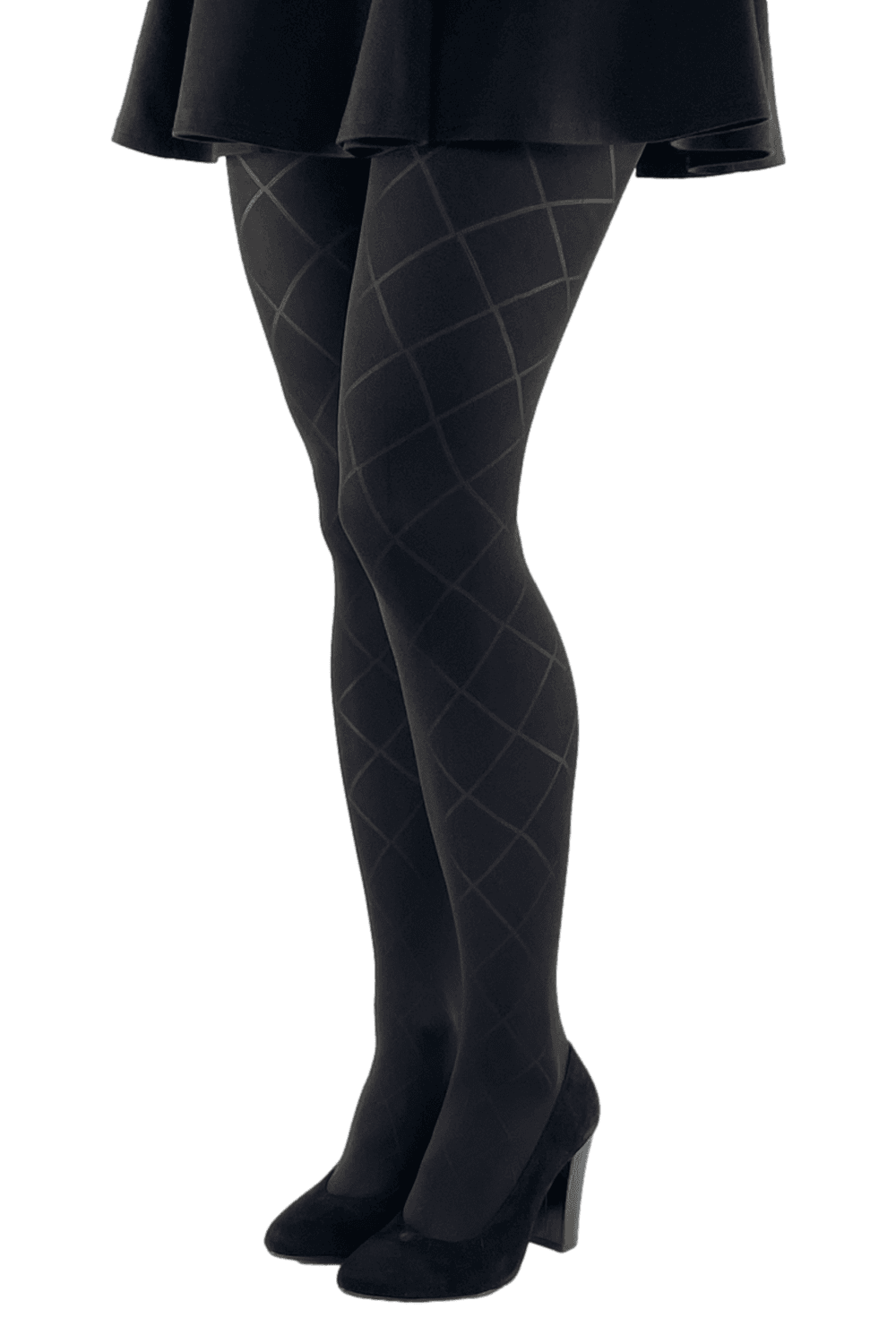 Classic Opaque Diamond Tights 1586