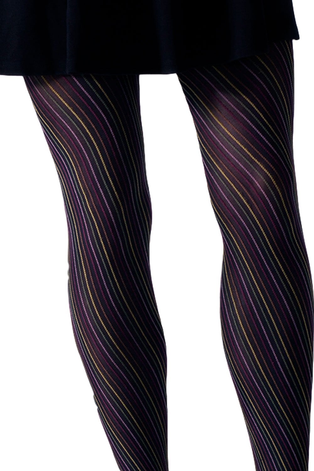 Multi-Coloured Spiral Tights 1814