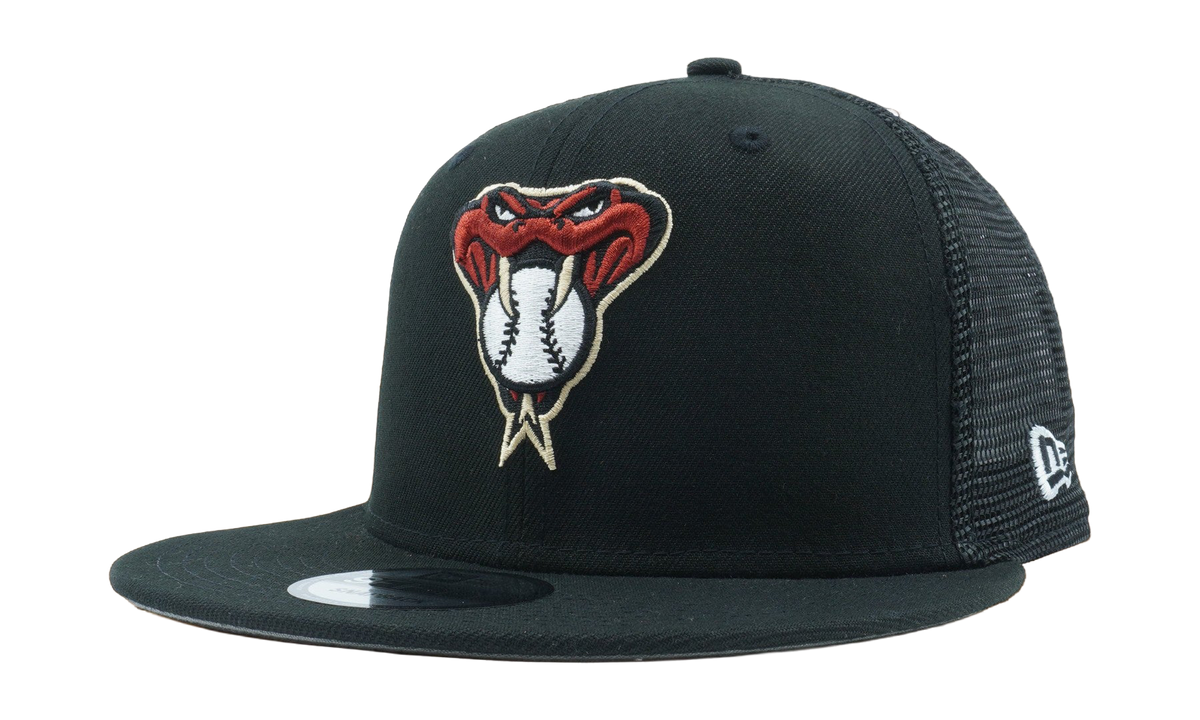 9FIFTY Arizona Diamondbacks Classic Trucker Snapback Hat "Graphite and Dark Grey / Graphite - Under Brim" NE780