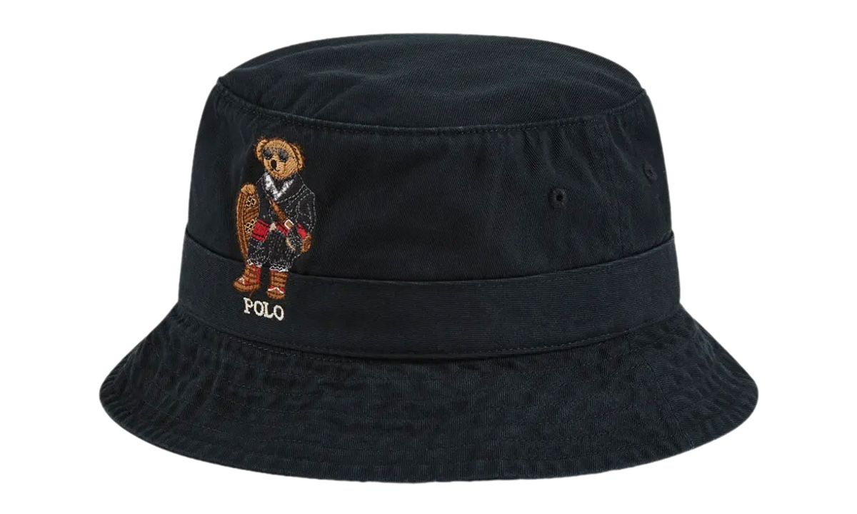 Snowshoes Bear Bucket Hat "Black" 710981298001