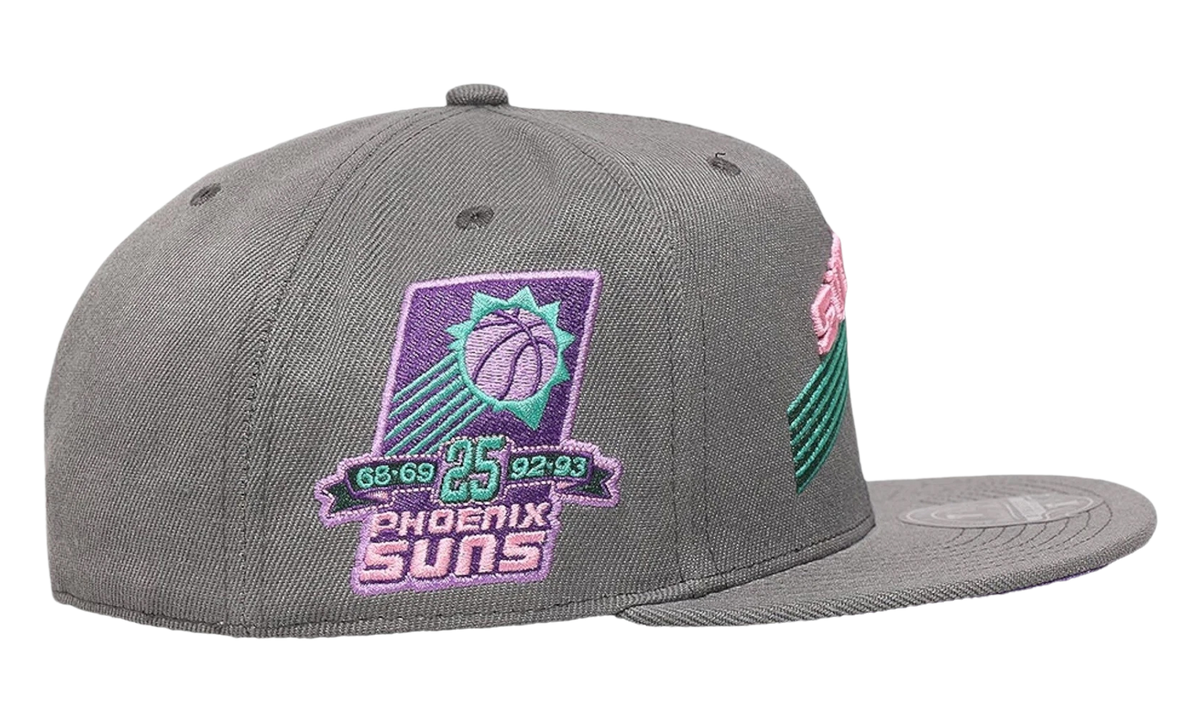 NBA Hardwood Classics From Dusk Fitted Cap "Phoenix Suns - Dark Grey" 6HSFSH21422 PSUDKGY