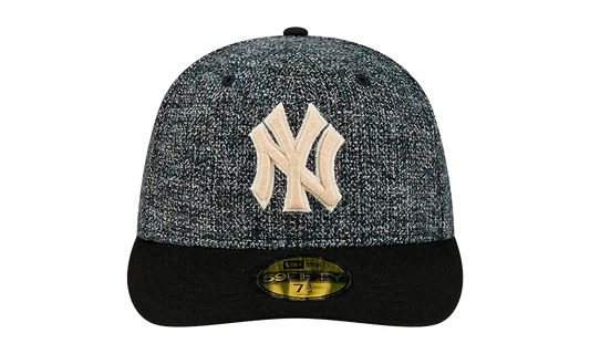 59FIFTY New York Yankees MLB Fitted Hat "Tweedy Cotton Black" NE463