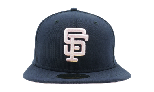59FIFTY San Francisco Giants 1984 All Star Game Fitted Hat "Navy / Pink - Under Brim" NE1042