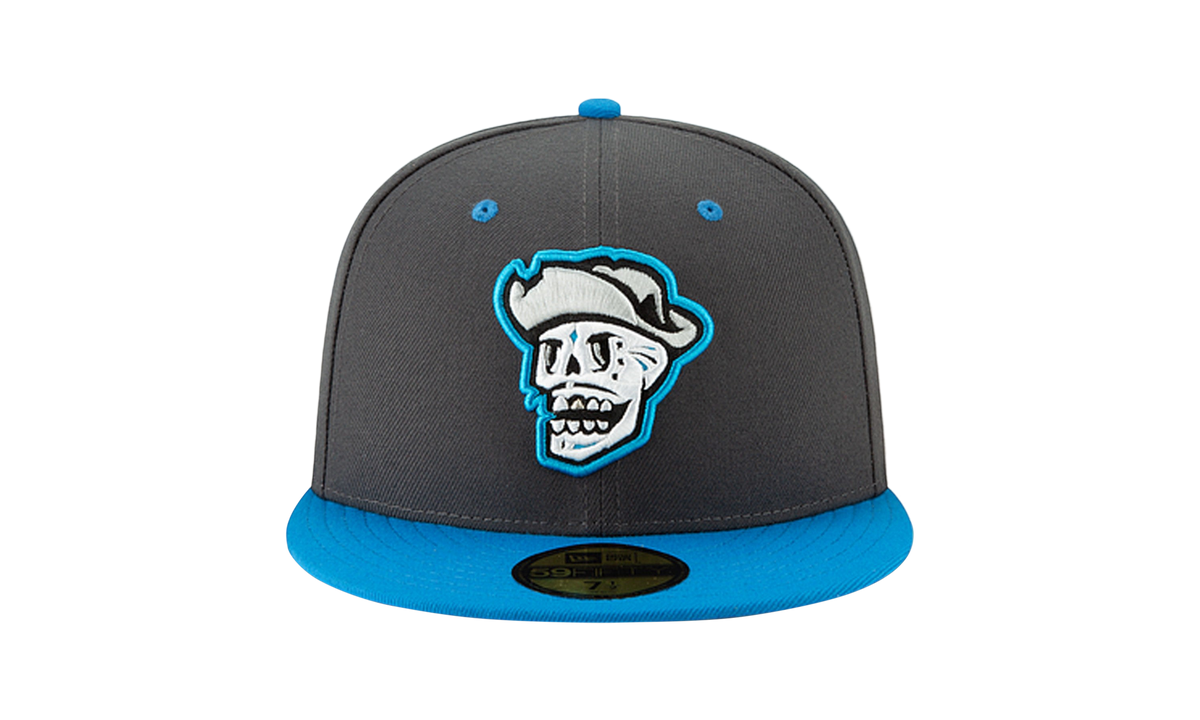 59FIFTY Las Vegas Aviators Theme Night Fitted Hat "Dark Grey / Blue - Visor" NE723