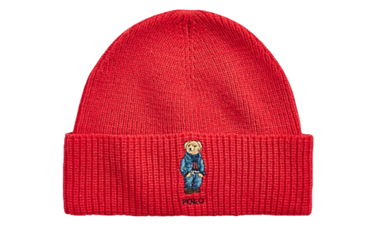 Solid Denim Bear Beanie "Red" PC0826 617