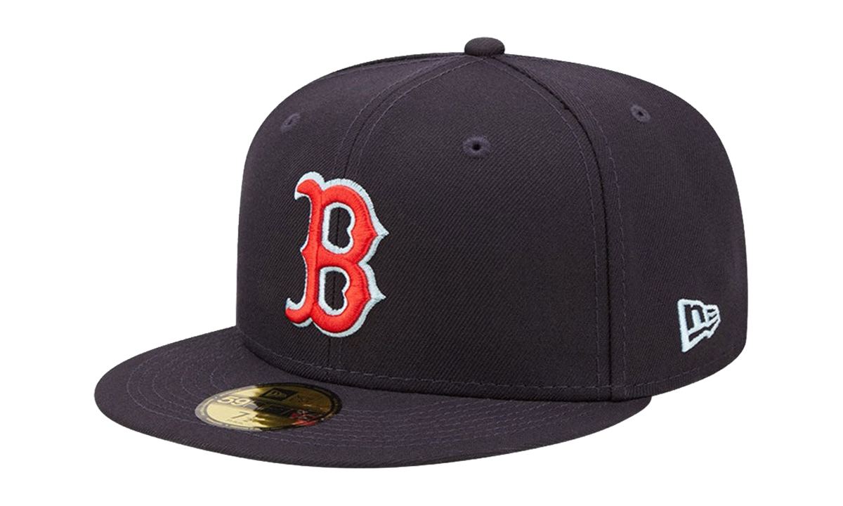 59FIFTY Boston Red Sox 2007 World Series Cloud Under Fitted Hat "Navy / Sky Blue Cloud - Under Brim" NE813