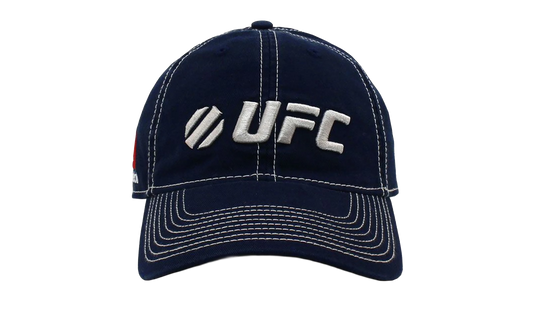 UFC Dad Adjustable Slouch Strapback Hat "Navy / Cream" EY88Z 010 UUFC