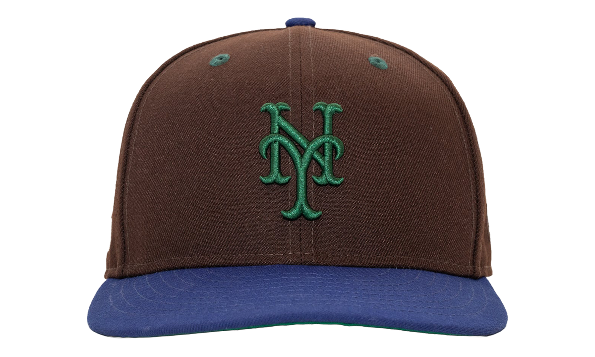 59FIFTY New York Mets Fitted Hat "Brown / Blue - Visor" NE1250