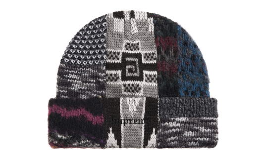 Patchwork Beanie "SS26 - Black" SU27643