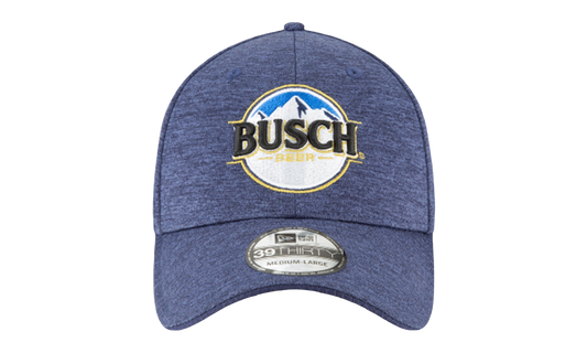 39THIRTY Busch Beer NASCAR Kevin Harvick Flex Fit Hat "Navy Blue Heather" NE659