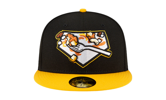 59FIFTY Rochester Red Wings 'Theme Night' Fitted Hat "Black / Gold - Brim" NE767