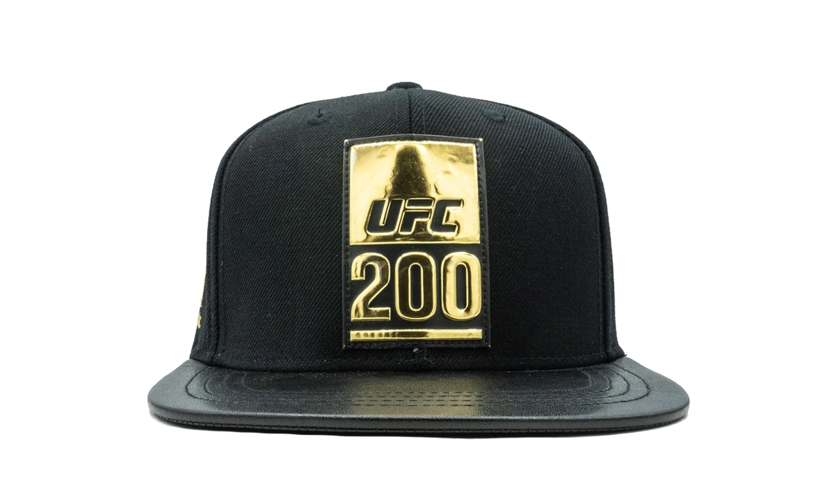 UFC 200 Snapback Hat "Black / Gold" 376AZ 005 UUFC