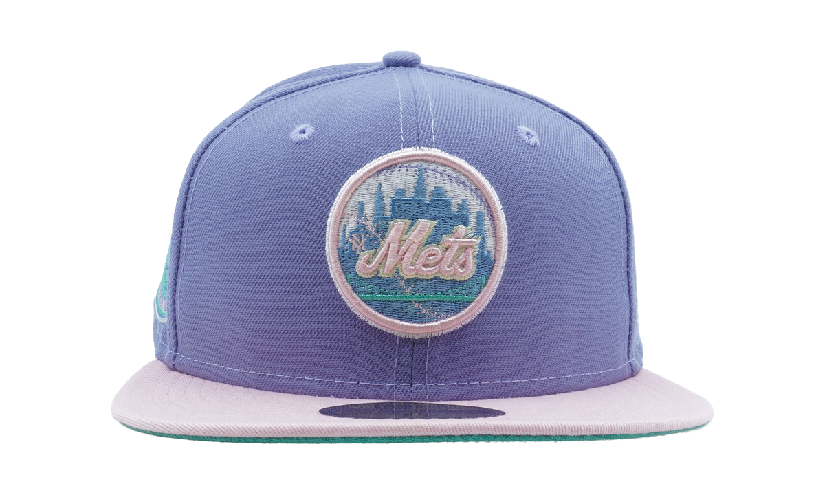 59FIFTY New York Mets 1969 World Series Fitted Hat "Lavender / Pink - Brim / Sky Blue - Under Brim" NE1085