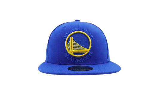 59FIFTY Golden State Warriors Logo Popped Fitted Hat "Royal Blue" NE1130