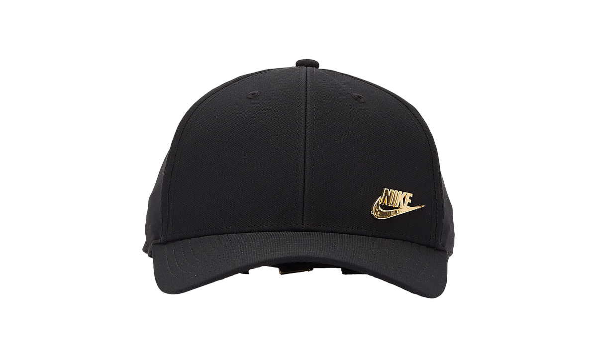 Dri-FIT Club Structured Metal Logo Cap "Black / Metallic Gold" FB5371 011