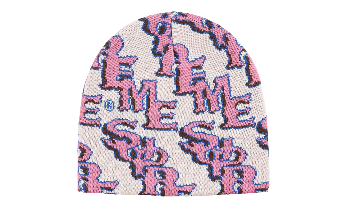 Slanted Tothic Outline Beanie "SS26 - Tan" SU27871