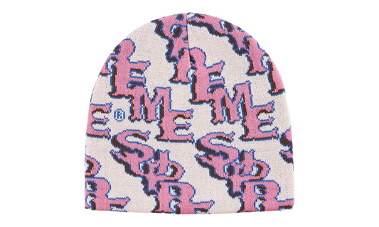 Slanted Tothic Outline Beanie "SS26 - Tan" SU27871