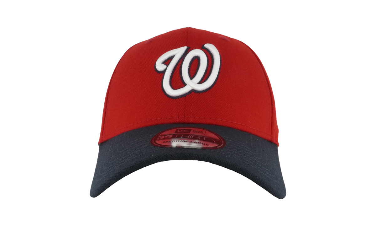 39THIRTY Washington Nationals Team Classic Flex Fit Hat "Red / Black - Under Brim" NE580