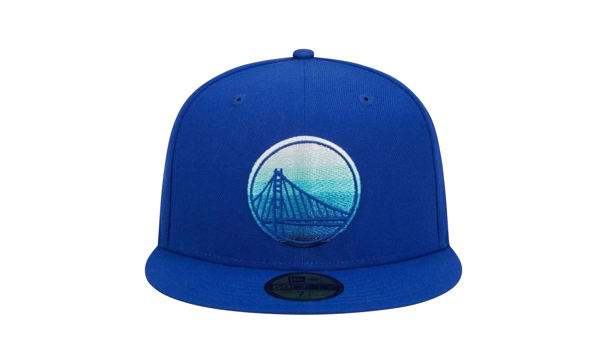 59FIFTY Golden State Warriors Gradient Fitted Hat "Royal Blue / Beige - Under Brim" NE926