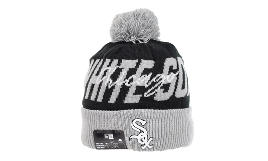 Chicago White Sox Confident Knit Pom Beanie "Black / Grey" 60267437
