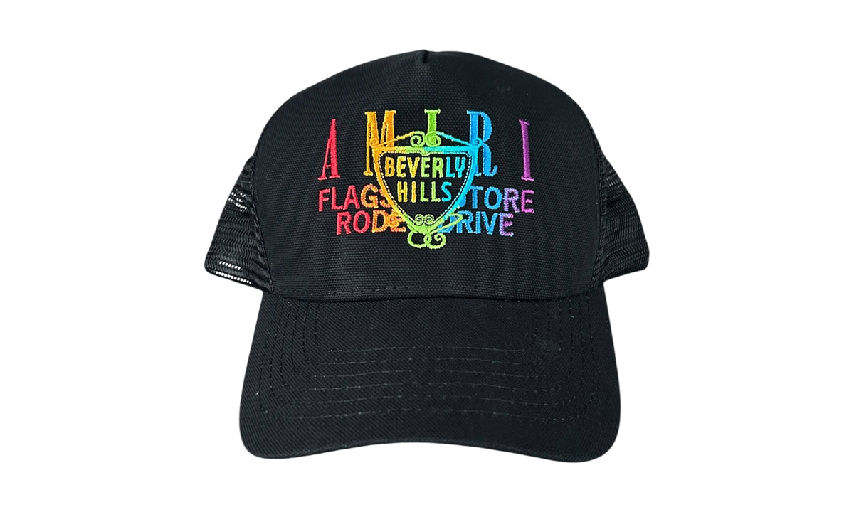 Rainbow Beverly Hills Logo Trucker Hat "Black" MAH020 082