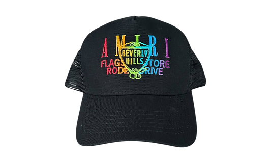 Rainbow Beverly Hills Logo Trucker Hat "Black" MAH020 082