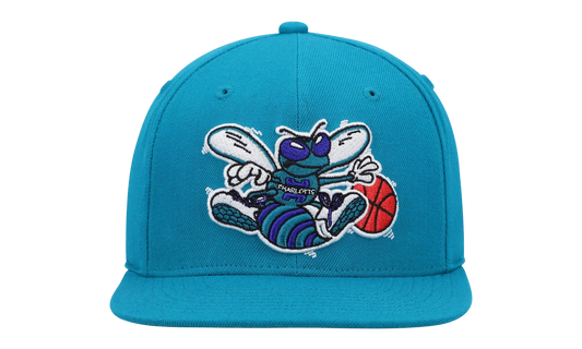 NBA Hardwood Classics Team Ground 2.0 Fitted Cap "Charlotte Hornets - Teal" HHSF3259 CHOYYPPPTEAL