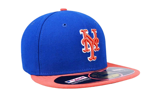 59FIFTY New York Mets Authentic Collection Fitted Hat "Royal Blue / Orange - Brim" NE933