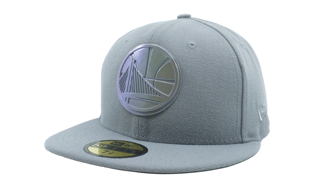 59FIFTY Golden State Warriors Speckle Sheen Fitted Hat "Grey" NE1128