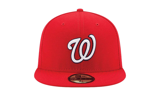 59FIFTY Washington Nationals On-Field Fitted Hat "Red" NE960