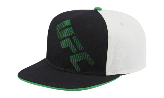 UFC Flat Brim Snapback Hat "Black / Green / Cream" VX22Z BKG UUFC