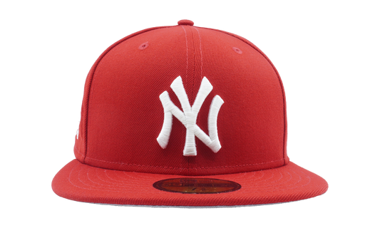 59FIFTY New York Yankees 1994 World Series Side Patch Fitted Hat "Red / Grey - Under Brim" NE847