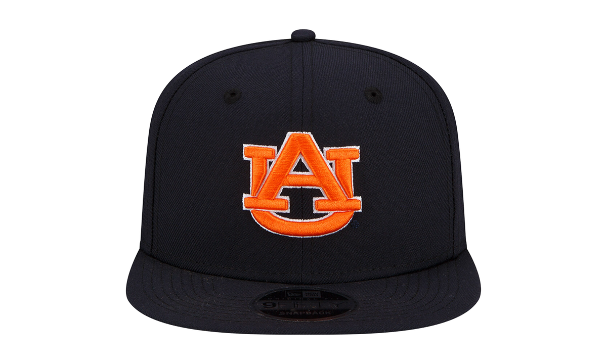 9FIFTY Auburn Tigers Snapback Hat "Navy / Orange - Logo" NE1009