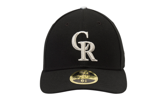 59FIFTY Colorado Rockies Low Profile Authentic Collection Fitted Hat "Black" NE990