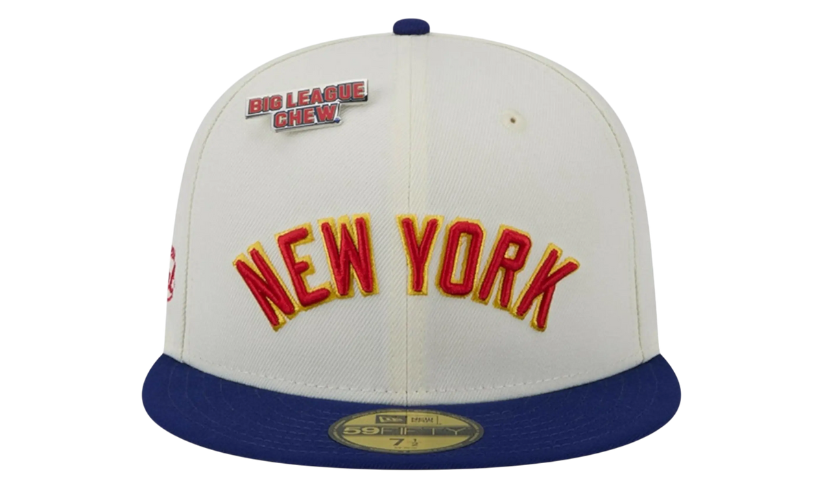 59FIFTY Big League Chew New York Yankees Fitted Hat "Chalk White/Navy - Visor (Wool)" NE1260