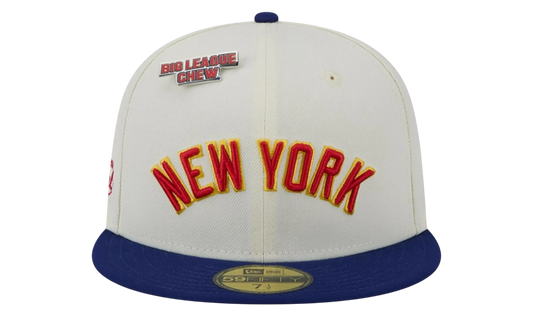 59FIFTY Big League Chew New York Yankees Fitted Hat "Chalk White/Navy - Visor (Wool)" NE1260