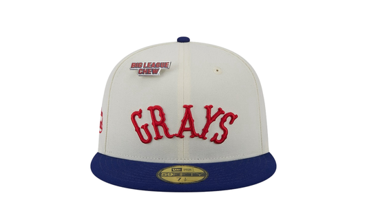 Chew Homestead Grays Negro League 59FIFTY Fitted Hat "Big League" 60506978