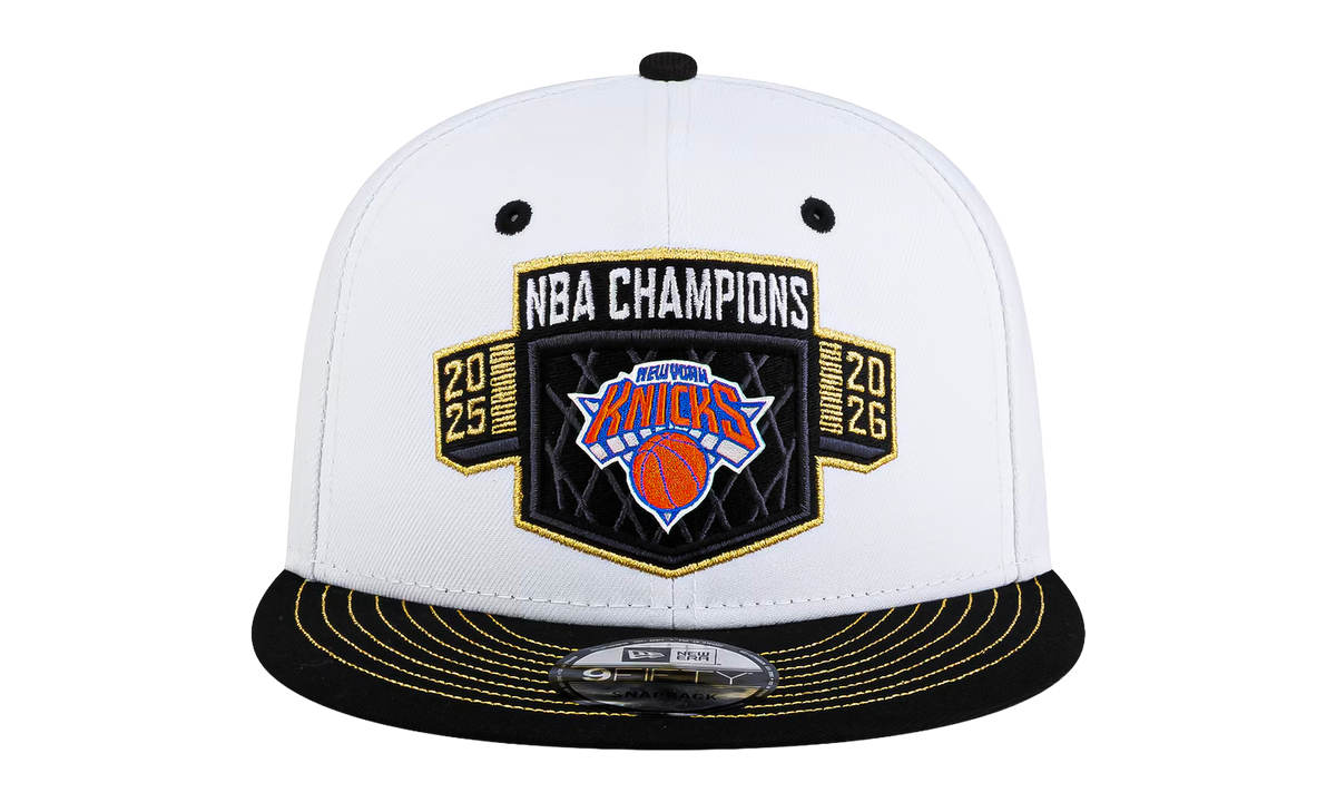 New York Knicks 2026 NBA Finals Champions Hat "Locker Room 9FIFTY Snapback Hat - White" NE1230