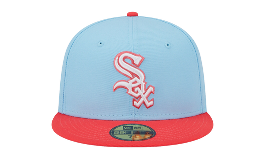 59FIFTY Chicago White Sox 2-Tone Color Pack Fitted Hat "Sky Blue / Red / Grey - Under Brim" NE889