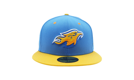 59FIFTY Wichita Wind Surge Rapidos 2019 Fitted Hat "Sky Blue / Yellow - Brim" NE729