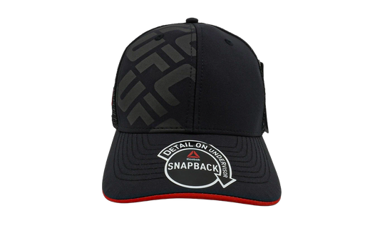 UFC Meshback Snapback Trucker Hat "Black/Red" VR57Z 101 UUFC