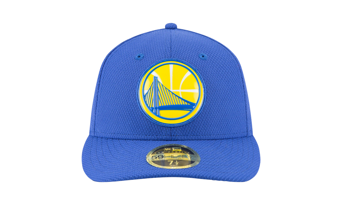 59FIFTY Golden State Warriors Beveled Team Fitted Hat "Blue" NE1123