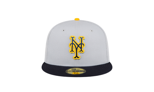 New York Mets 60th Anniversary 59FIFTY Fitted Hat "Grey" 70777240