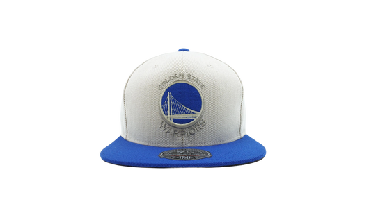 NBA Oxford Fitted Cap "Golden State Warriors - Cream / Blue" G500K 014 5WARRI