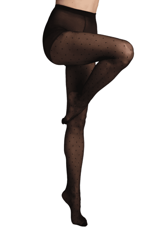 Semi Opaque Polka Dot Design Tights 03/02476