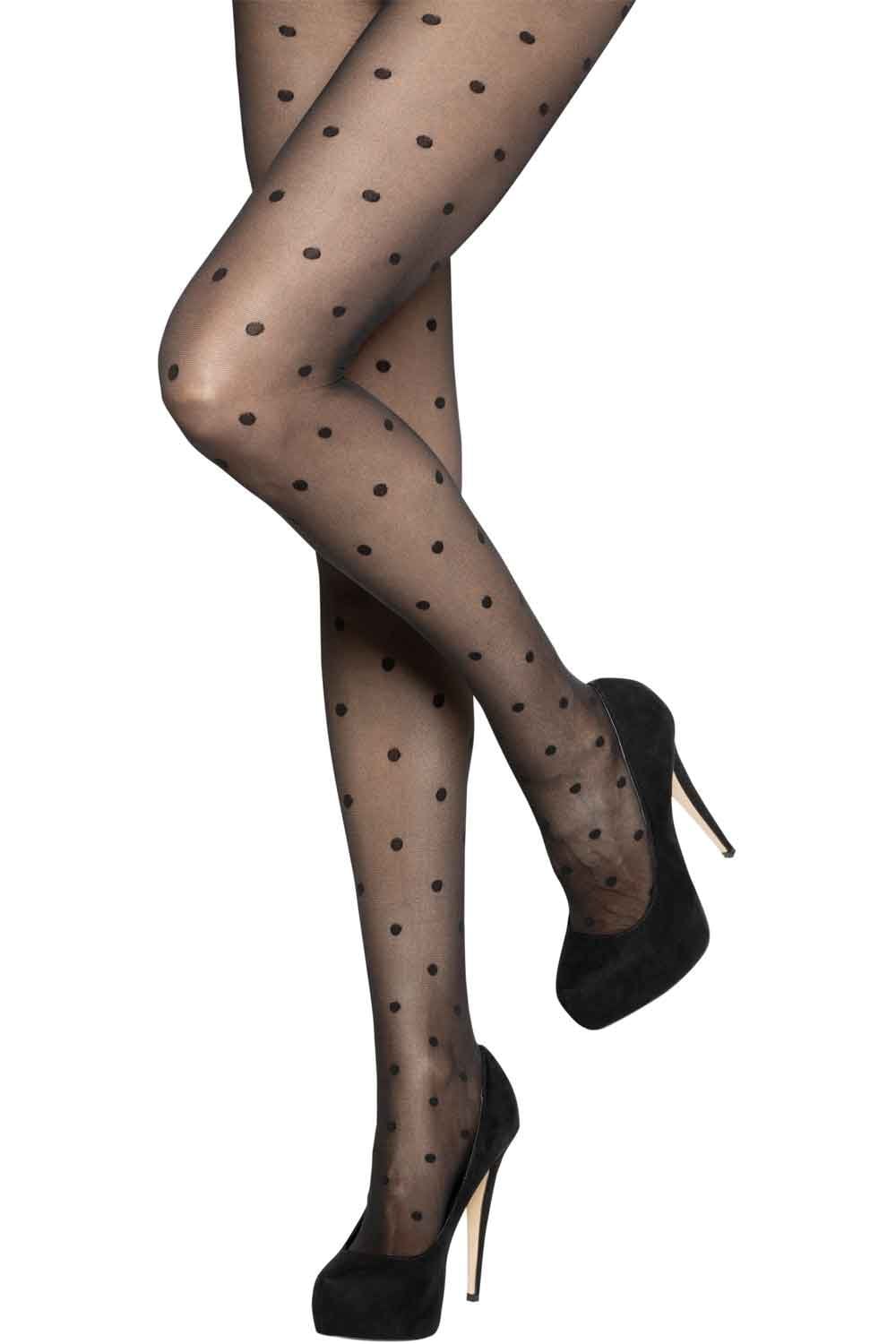 Sheer Polka Dot Tights CAIL