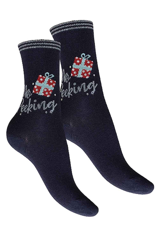 No Peeking Stud Christmas Socks CGCA