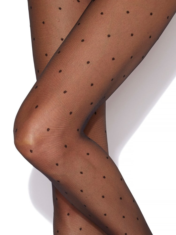 Sheer Spotty Design Tights CAGM