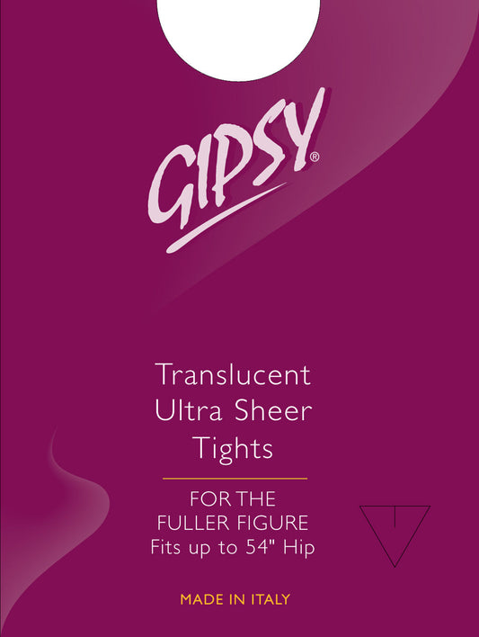 Fuller Figure Translucent Ultra Sheer Tights (GARNET BOX fits up to 54" hips) 1010